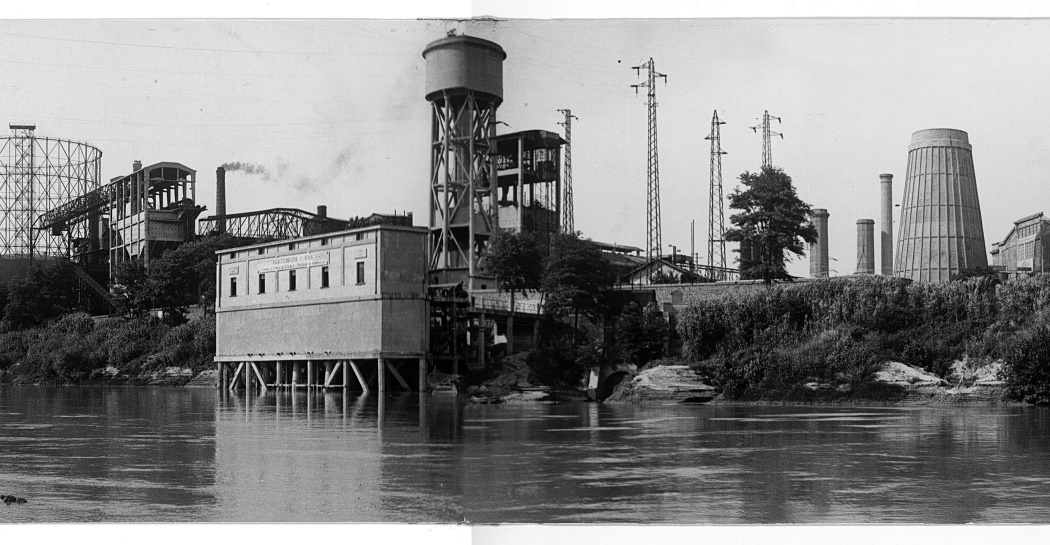 Veduta della zona industriale del Quartiere Ostiense, 1940 circa (© Roma, Sovrintendenza Capitolina ai Beni Culturali, ACM